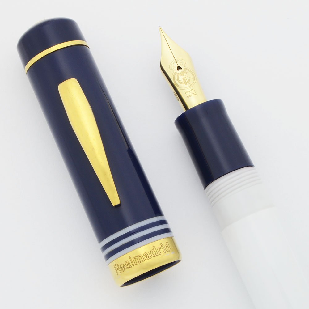 Delta Real Madrid Special LE Fountain Pen (2002) - Blue & White